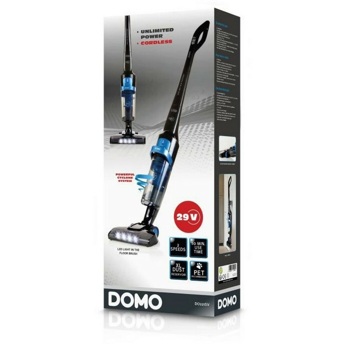 Usisavač Metla DOMO DO221SV 1 L